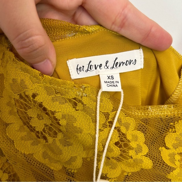 NWT For Love and Lemons Tiana Mini Dress - Picture 10 of 15